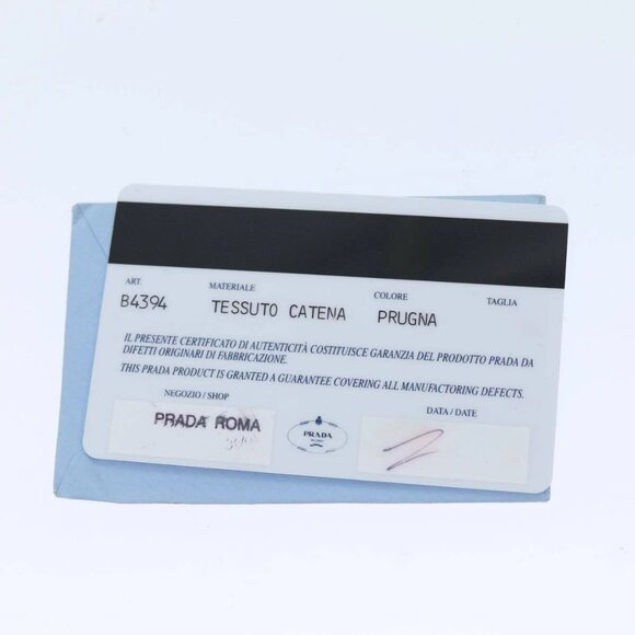 PRADA Chain Shoulder Bag Nylon Purple Auth - Picture 9 of 16